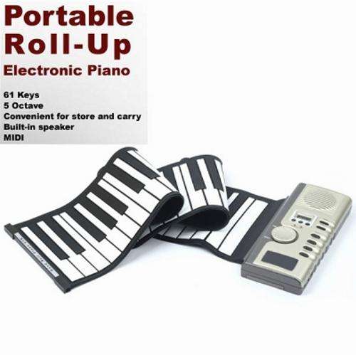 PORTABLE ROLL UP  ELECTRONIC PIANO