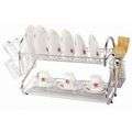 New 2 Layer Chrome Dish Drainer