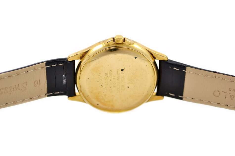 Vintage Raymond Weil Geneve 18kt Gold Plated Automatic Midsize Watch 662