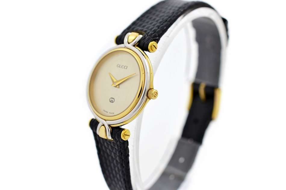 Vintage Gucci 4500L Gold Plated Ladies Quartz Watch 1662