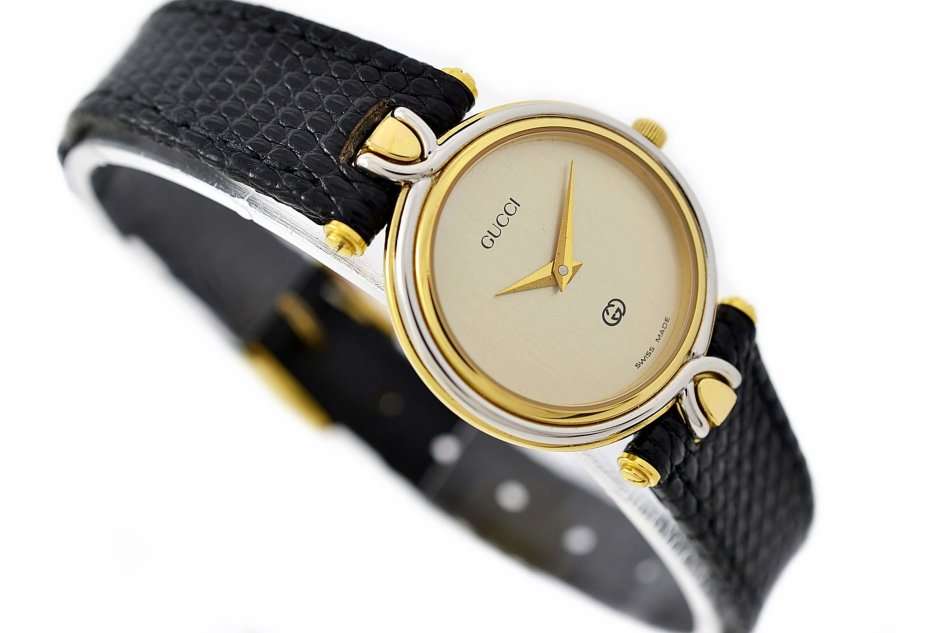 Vintage Gucci 4500L Gold Plated Ladies Quartz Watch 1662