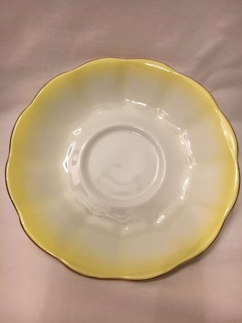Royal Albert Yellow Rainbow series saucer