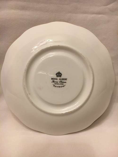 Royal Albert Yellow Rainbow series saucer