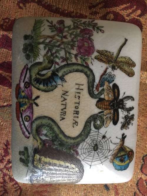 Rare!!! Wow!!! Porcelain box with lid. Crackled glaze. Mark: You Xian Ju Jianzhi. Stamped figure mar