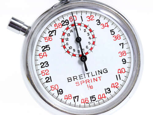 Breitling Sprint 1/10 Split second Stop watch ,Chronograph .Original , authentic certified.