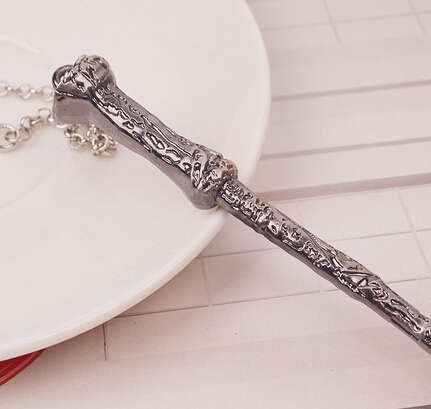 Free shipping - Harry Potter wand necklace