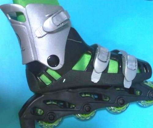 Green Roller Blades (Size 4)