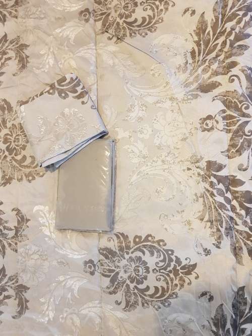 5pc Gracious Grey Paisley Comforter Set (KING SIZE)