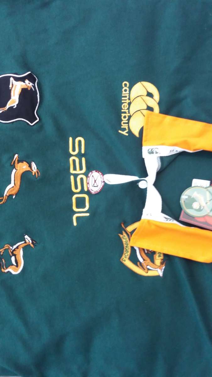 Limited Edition Springbok Centenary Rugby Jersey:1906 - 2006 *CERTIFIED LIMITED EDITION (1689/3000)*