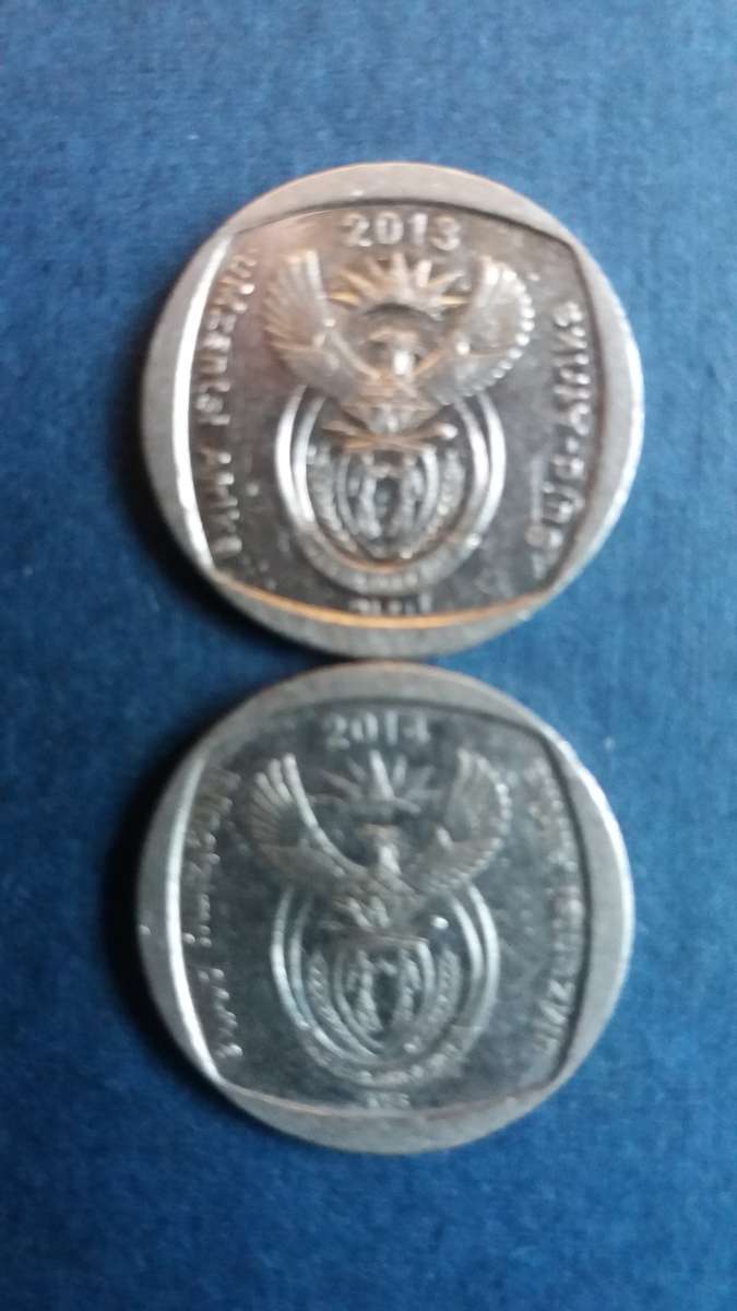 South Africa 2013/2014 R2 100 Years  Anniversary of the Union Building * 2 x coins*