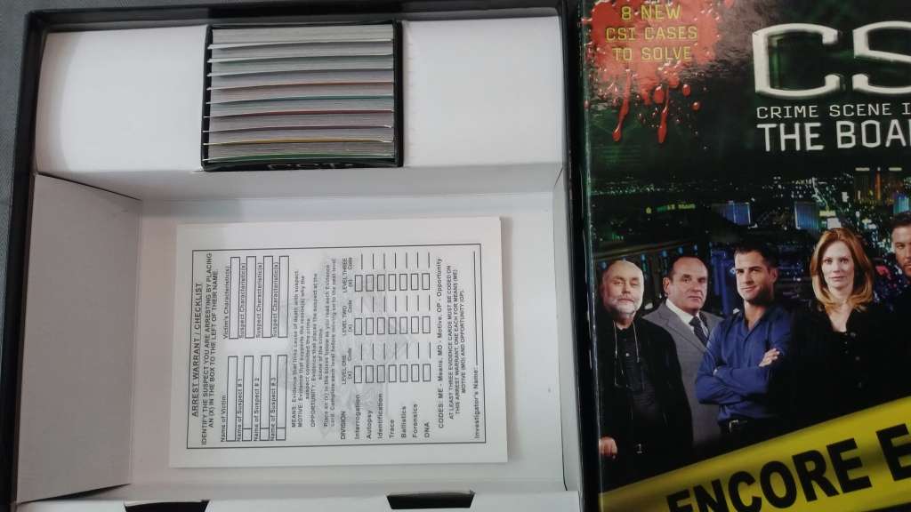CSI the Board Game - Encore Edition