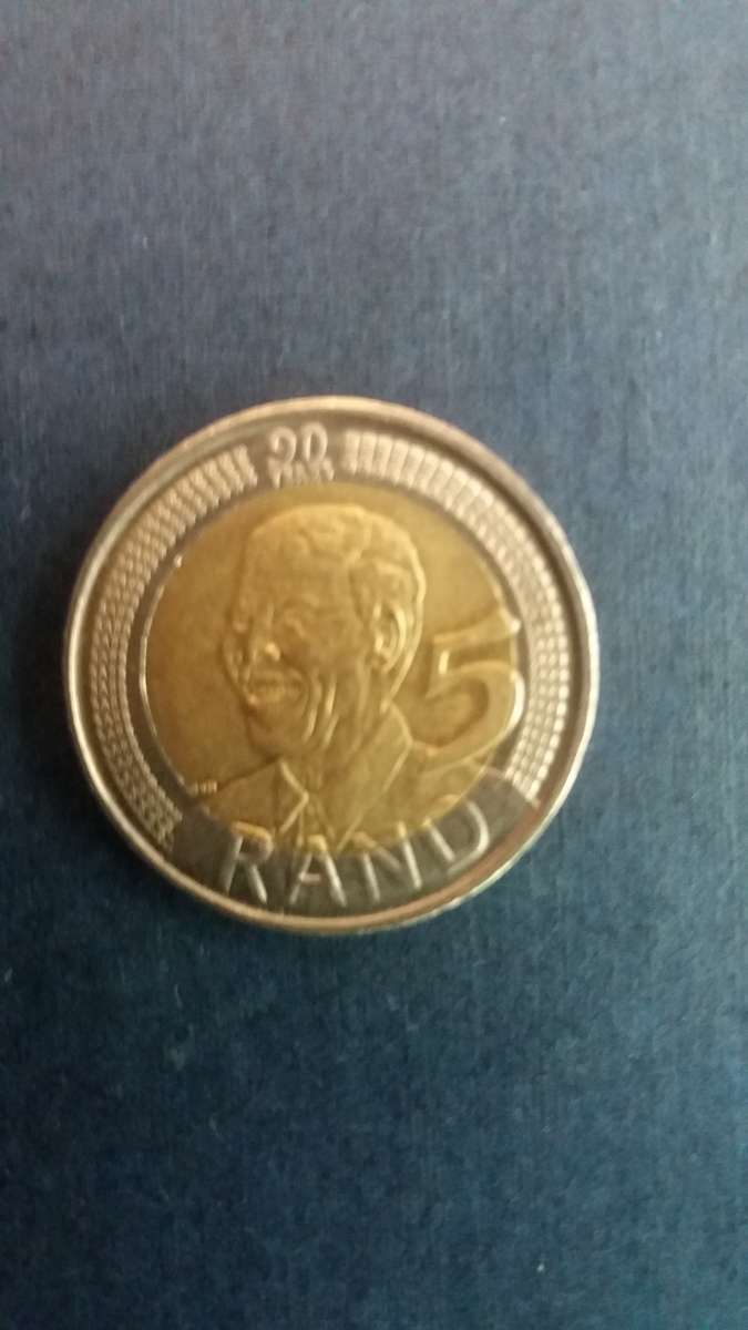 South Africa 2008 R5 - Mandela 90 years birthday