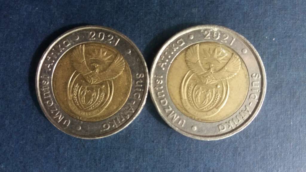 South Africa 2021 SARB Centenary R5     * 2 X Coins*