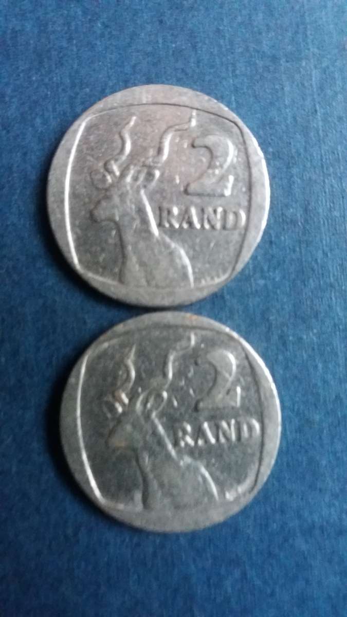 South Africa 1989 & 1990 R2 * 2 X Coins*