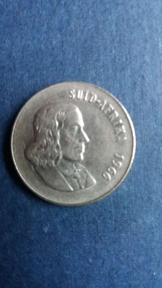 South Africa 1966 Afrikaans  50 cents
