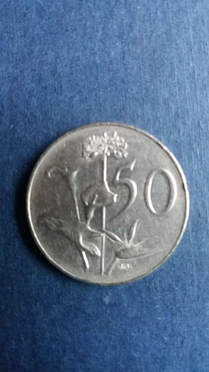 South Africa 1966 Afrikaans  50 cents