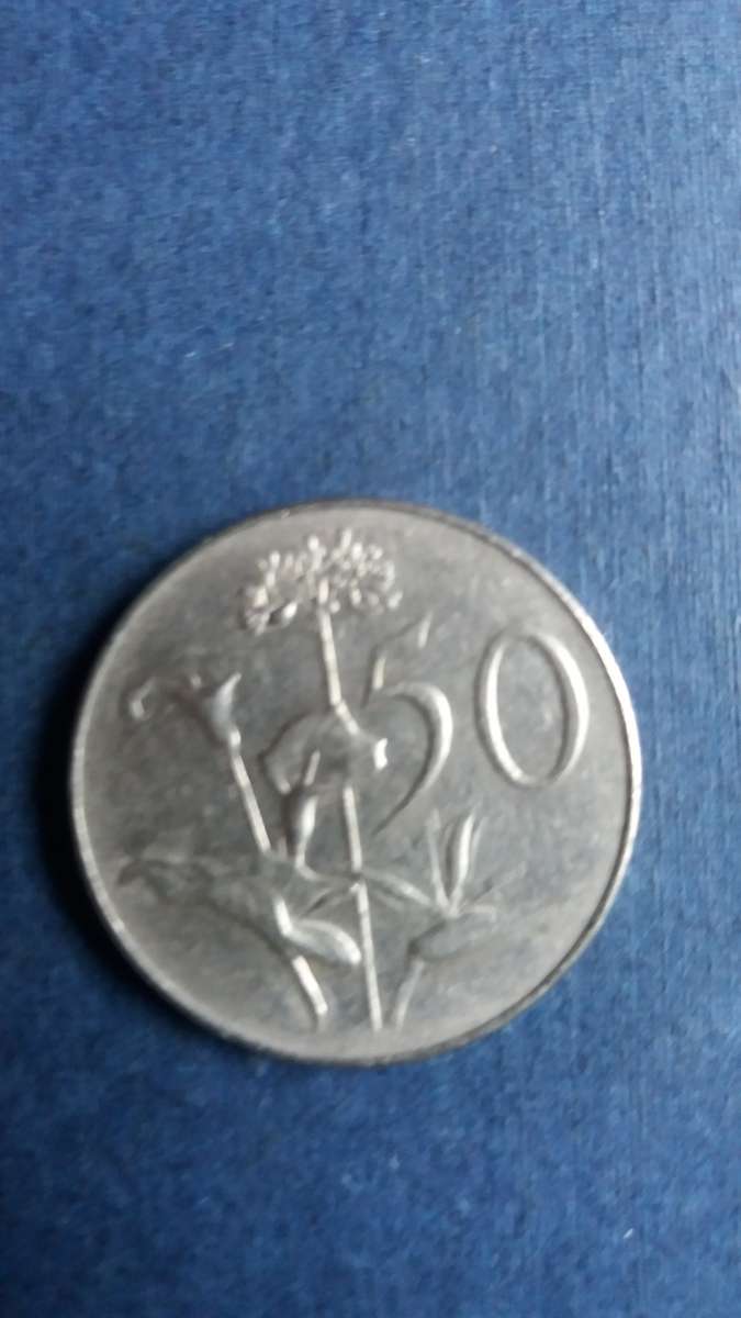 South Africa 1966 English 50 cent