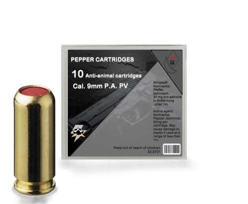 9mm Pepper Cartridges