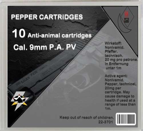 9MM Pepper Cartridges