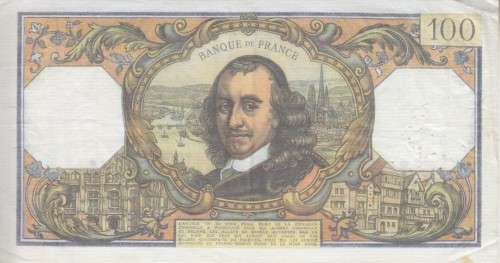 FRANCE 100 FRANCS 1974 P149d VF