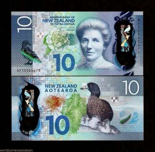 NEW ZEALAND 10 DOLLARS 2015 P192a UNC