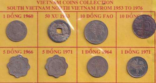 OLD COINS COLLECTION IN FOLDER - INDOCHINA - ANNAM - VIETNAM - WRITTEN UP - SEE 11 SCANS