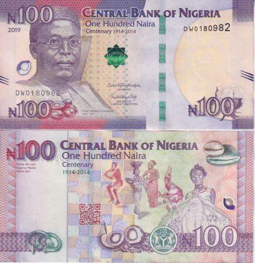 Nigeria 100 Naira 2019  P-41 UNC