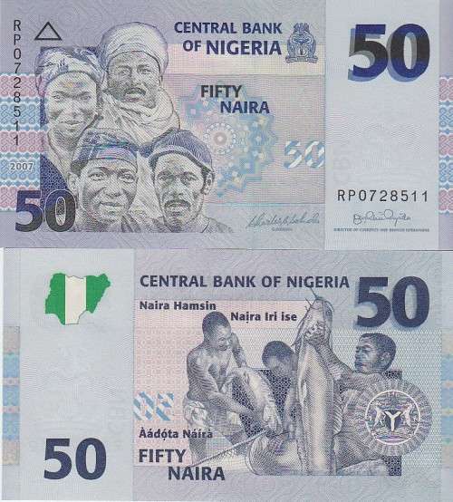 Nigeria 50 Naira 2007 P35 UNC