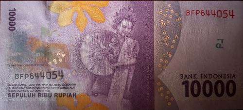 Indonesia 10000 Rupiah 2016/2018 P 157 UNC