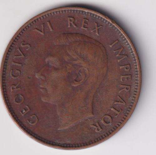 UNION OF SOUTH AFRICA - ½ Penny - George VI 1943 Bronze