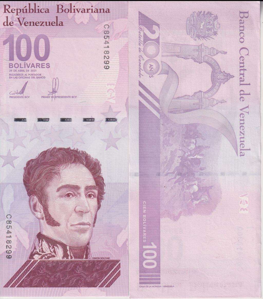 VENEZUELA 100 MILLION DIGITAL 2021 P119 UNC
