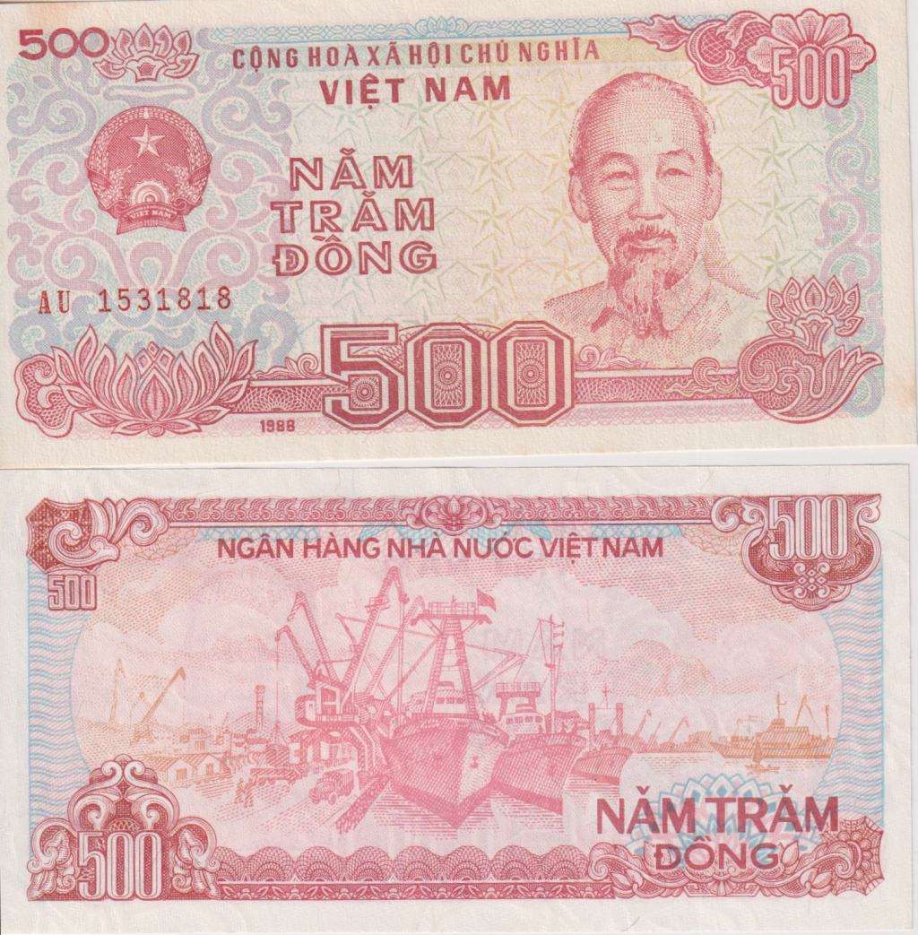 VIETNAM 500 DONG1988 P101 UNC