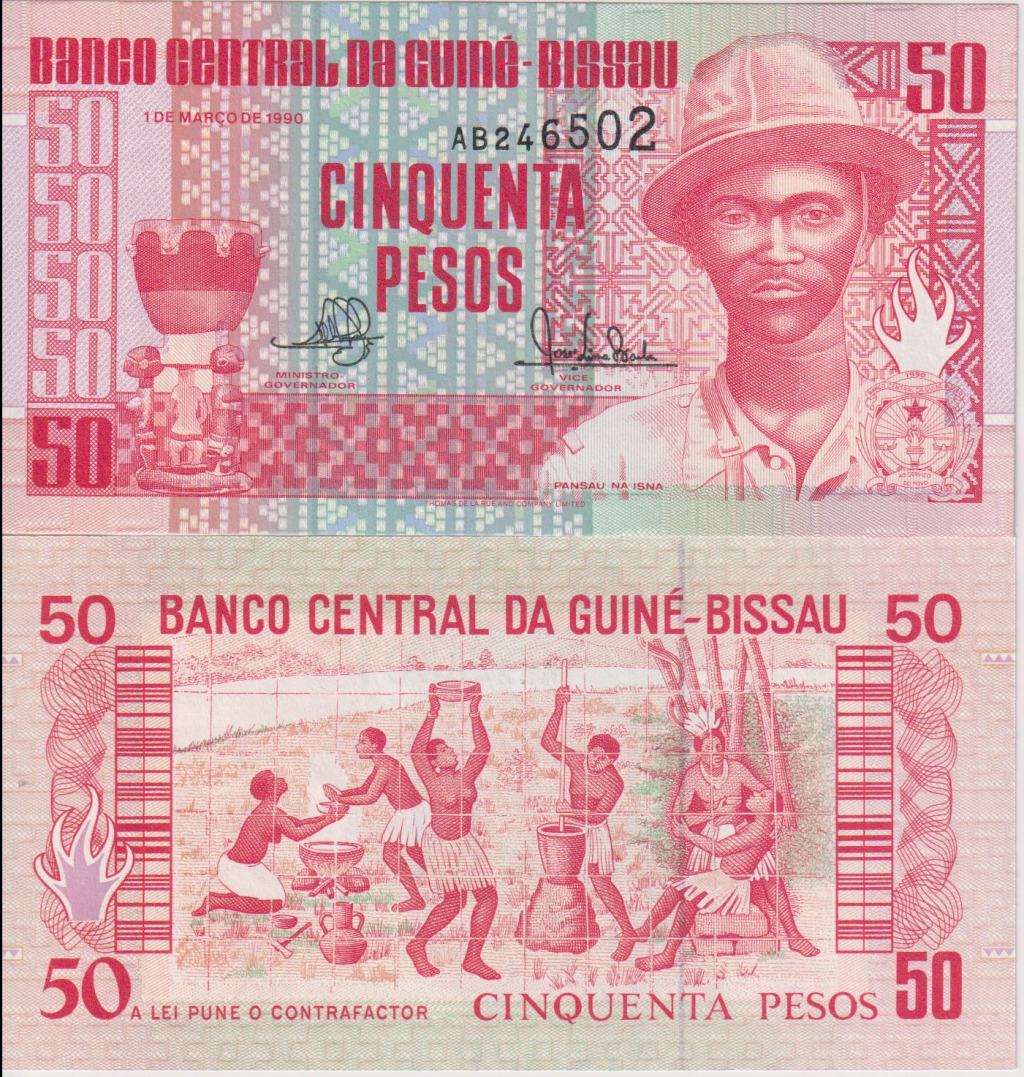 Guinea Bissau 50 Pesos 1990, P-10, UNC