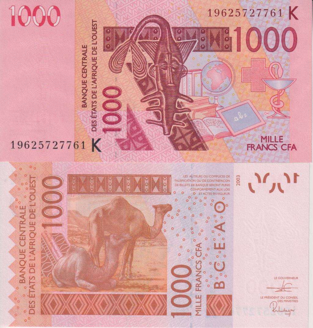 West African States - Senegal 1,000 Francs 2023, P-715Kw, UNC