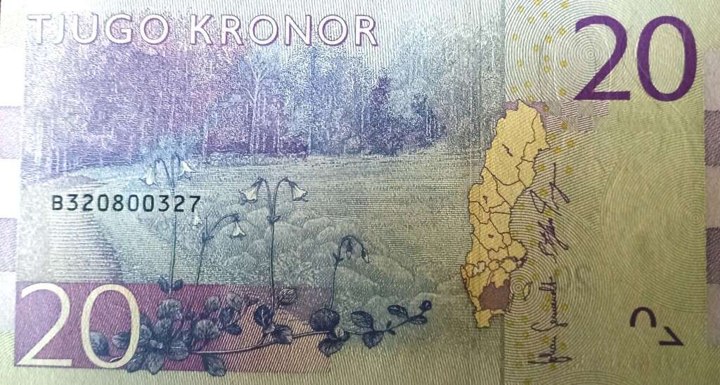 Sweden 20 Kronor 2015 UNC