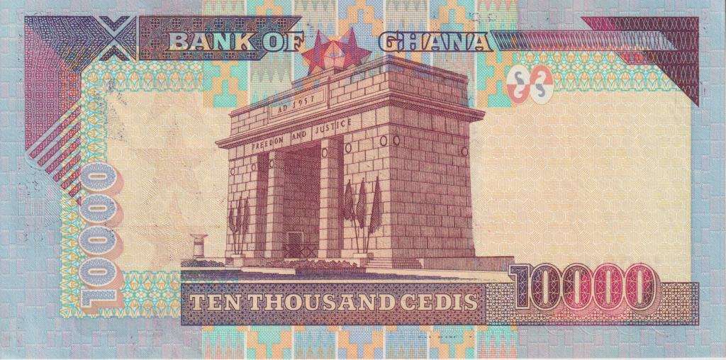 GHANA 10000 (10,000) Cedis 2003 P 35b UNC