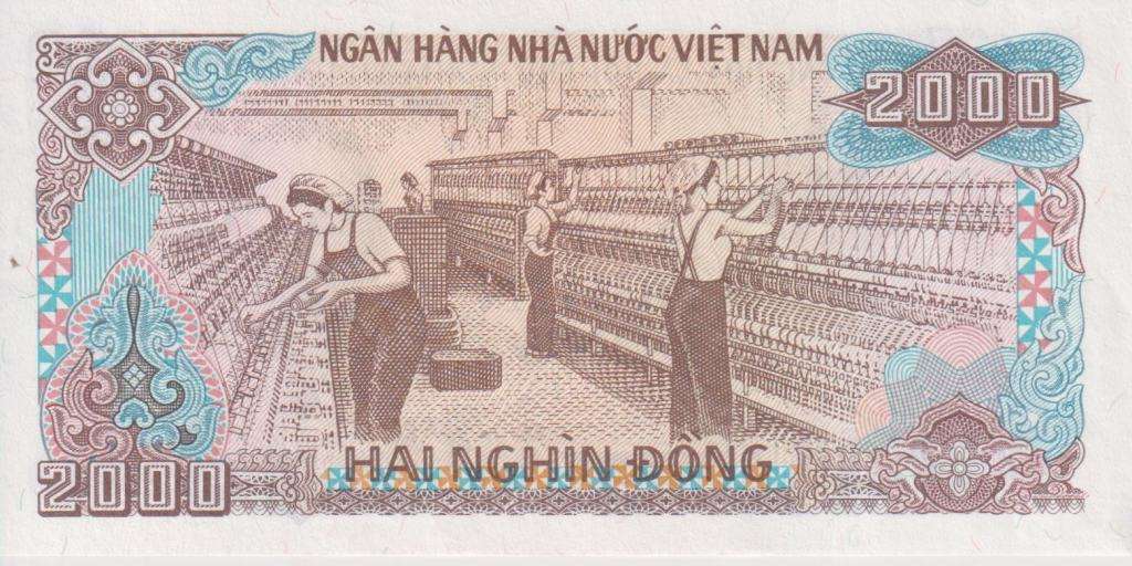 VIETNAM 2000 DONG 1988 P107 UNC