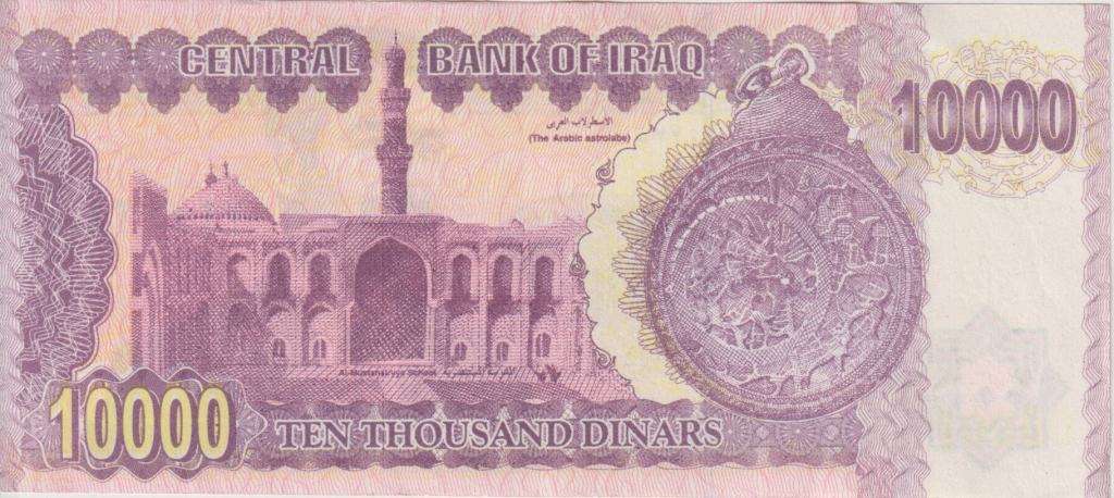 2002 Iraq 10,000 Dinars, P-89. UNC with Saddam Husein