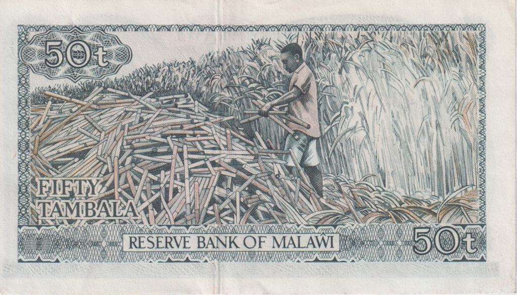 Malawi 50 Tambala 1964 P-9 VF