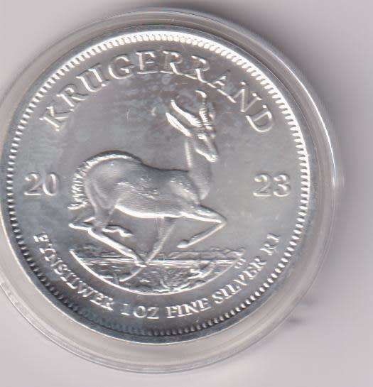 1 oz South African Silver Krugerrand 2023 (CAPSULED)