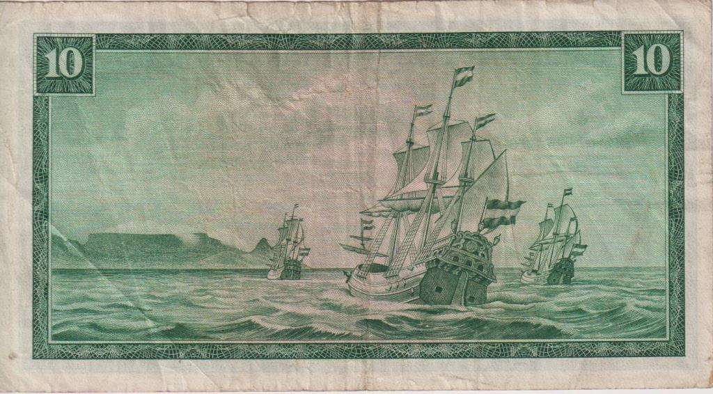 REPUBLIC OF SOUTH AFRICA - 10 RAND G.Rissik C/7  1966  E/A 505 F