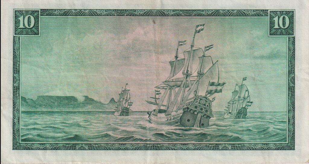 REPUBLIC OF SOUTH AFRICA - 10 RAND T.W.de Jongh C/127 1967 E/A 514 VF