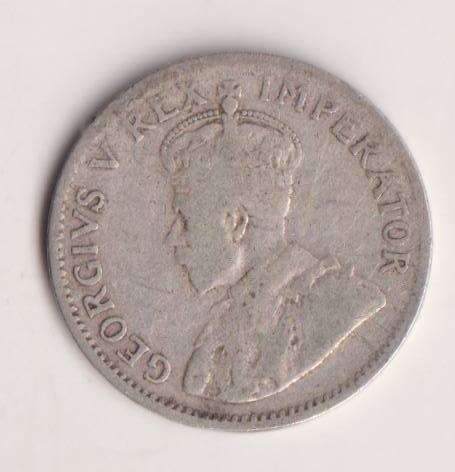 UNION OF SOUTH AFRICA - 3d - TICKEY - King George V - 1936 - Silver