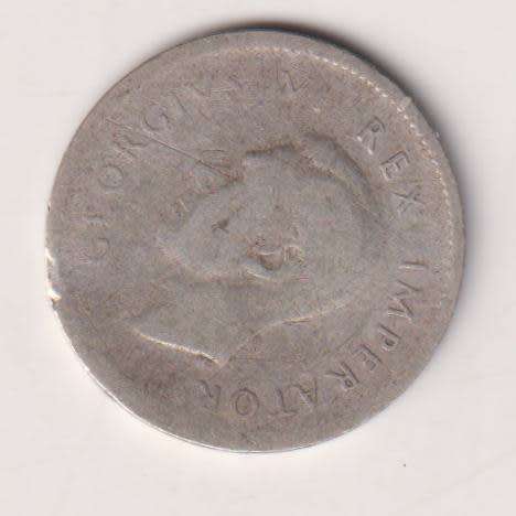 UNION OF SOUTH AFRICA - 3d - TICKEY - King George Vl - 1937 - Silver