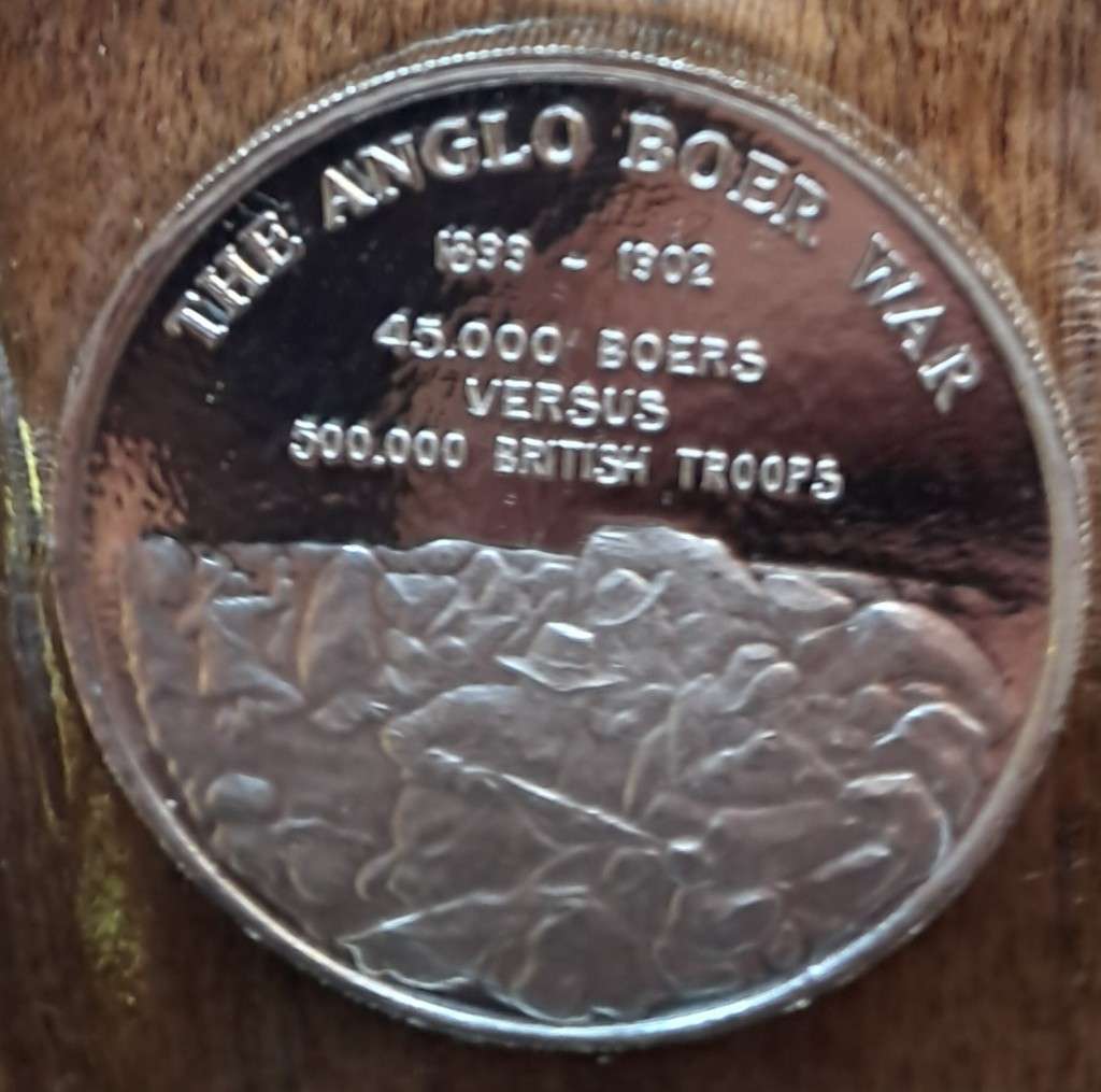 1 oz  Fine Silver - ANGLO BOER WAR COMMEMORATION 2007 - THE GLORIOUS TRIO: DE WET, DE LA REY & BOTHA