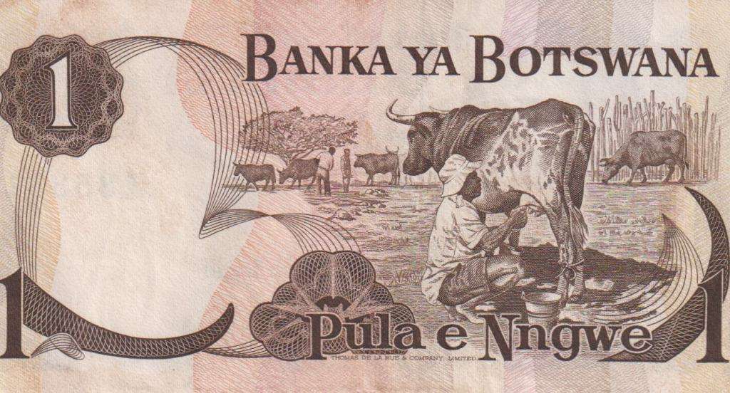 BOTSWANA - 1 PULA 1976-79  P1  XF