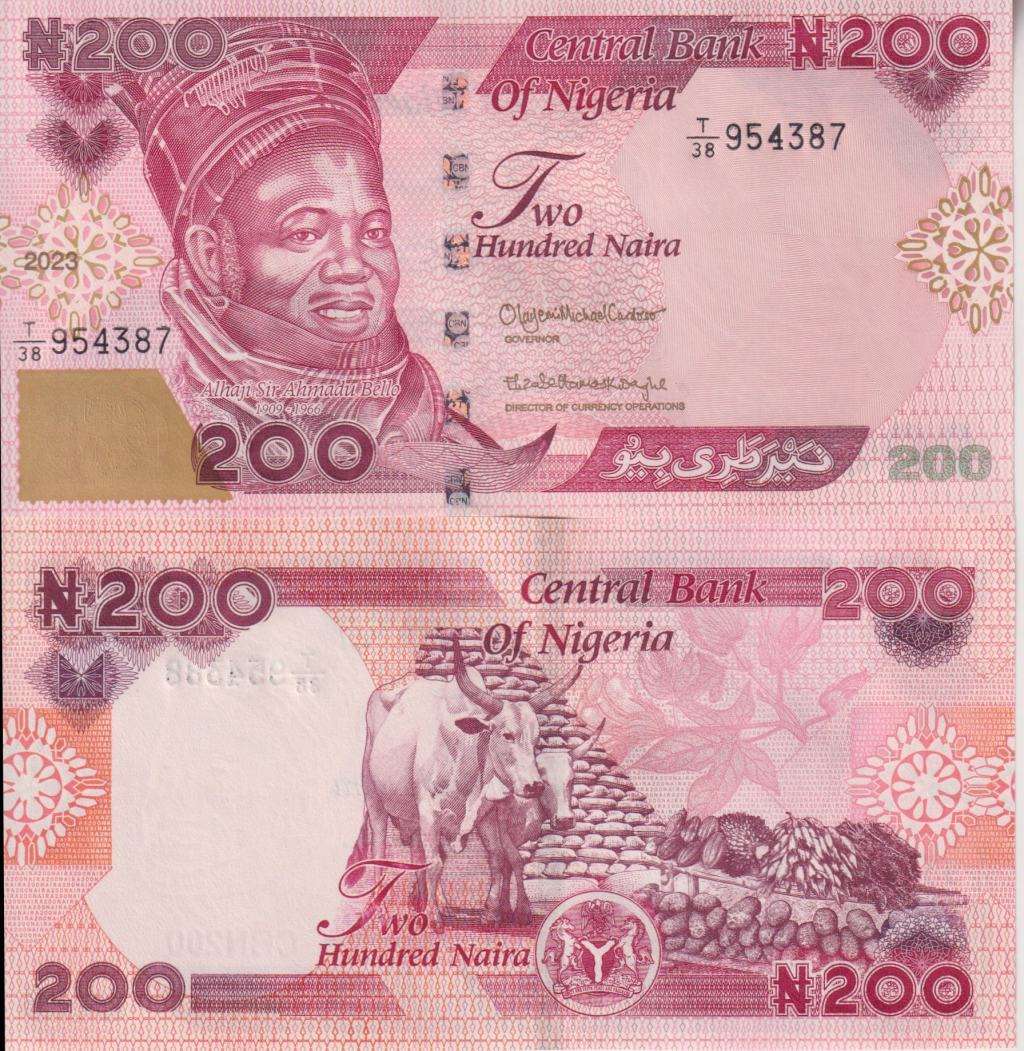 Nigeria 200 Naira 2023, P-47b.3, UNC