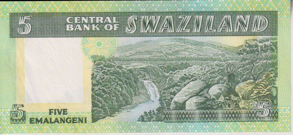 Swaziland 5 Emalangeni 1984 P9b  A-UNC