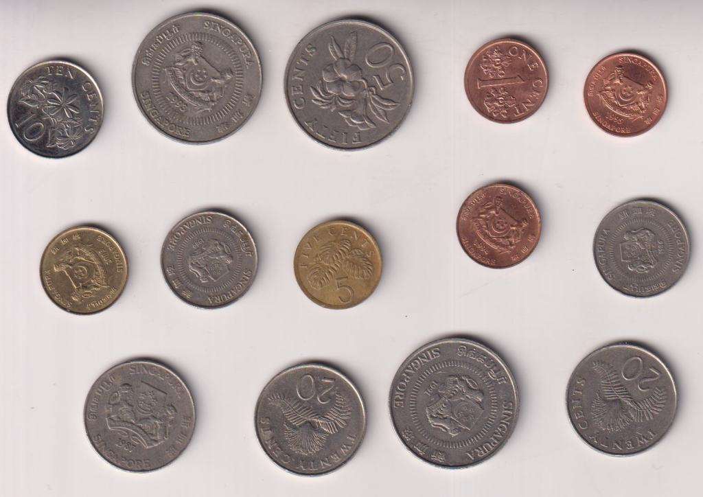 STARTING AT ONLY R10 - 14 X SINGAPORE COINS