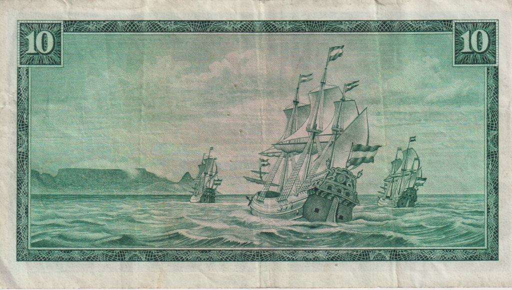 REPUBLIC OF SOUTH AFRICA - 10 RAND T.W.de Jongh W/17  1976  A/E 522 REPLACEMENT NOTE VF